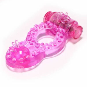 Super Anel Peniano Duplo Prazer Estimulante Masculino Vibro e Feminino