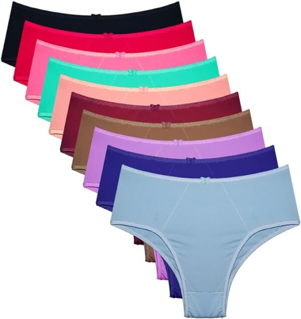 Kit 10 Calcinhas Tanga Alça Larga de Microfibra