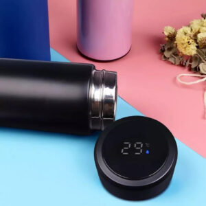 Garrafa Térmica Inteligente Sensor De Temperatura Digital Led Café Água Quente Gelado