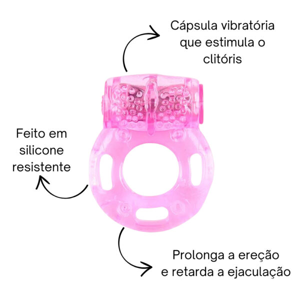 Kit Sex Shop Com Vibrador, Plug Anal, Masturbador Masculino, Anel Peniano Com 05 Itens - Image 2