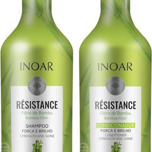 Kit Shampoo + Condicionador 1 litro Resistance Bambu INOAR