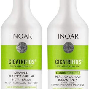 Kit Shampoo e Condicionador CicatriFios Plástica Capilar  2 X 1lt  Inoar