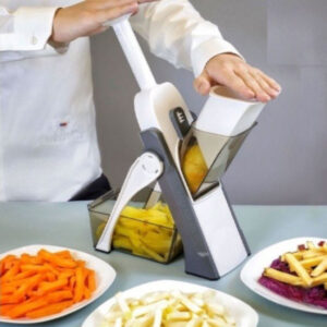 Cortador Fatiador Mandoline Multifuncional 5 Funções para Cortar Batata Legumes e Vegetais Alta Qualidade