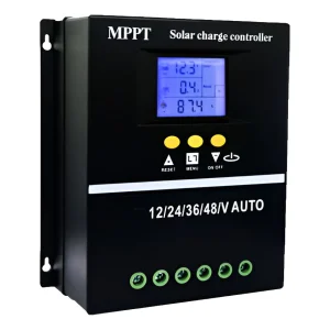 Controlador De Carga Solar 100a Regulador Mppt 12/24/36/48v