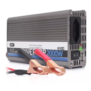 Inversor de Tensão 2000W 110V DC12V para AC Knup KP-550