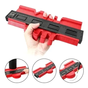 Gabarito Marcenaria Copiador de Contorno e Cantos 25 cm